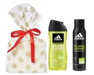 Adidas PURE GAME darčeková sada pre mužov gél 3v1+deodorant narodeniny