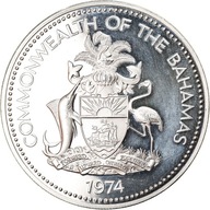 Moneta, Bahamy, Elizabeth II, 5 Dollars, 1974, Fra