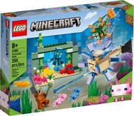 LEGO Minecraft 21180 Walka ze Strażnikami Nurek Kałamarnica 255 klocków 8+