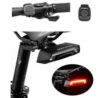 Lampka rowerowa tylna Rockbros LKWD-R1 z laserem - czarna