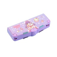 Double Layer Pencil Case Multi-Functional Plastic Pencil Box With Pencil Sh