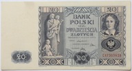 Banknot 20 Złotych - 1936 rok - Seria CX