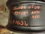 disk disk AUDI 4K0 5x112 ET39 8J 18" 4K0601025B