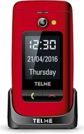 Mobilný telefón TELME pre začiatočníkov, X200 32 MB / 32 MB červená