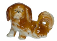 Pies 10 - śliczna figurka porcelanowa zabytkowa