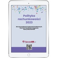 Polityka rachunkowości 2023 dla samorządowych