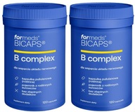 2x ForMeds Bicaps B Complex komplex vitamínov 120 kaps. Podráždenosť B6 B12