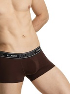 ATLANTIC PÁNSKE BOXERKY PUSH-UP MH1191 MAGIC POCKET ČOKOLÁDOVÉ *M*