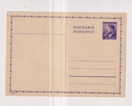 Protektoriat Czechy Morawy karta pocztowa Hitler