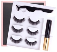 MÁGNESES SZEMPILLÁK 3X HOSSZÚ + CSIPESZ + EYELINER