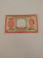 Malaje - Malezja - 10 Dolarów - 1953 - ekstremalnie rzadki