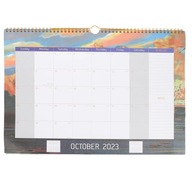 Calendar Wall Desk Monthly Planner 2024 Hanging Office Daily English Memo