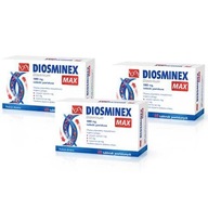 Zestaw 3x Diosminex Max 1000mg, 60 tabletek