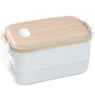 YOUZI przenośny 2 poziomy Bento pudełko z uchwytem pudełko na Lunch do szko