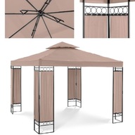 UNIPRODO Pawilon ogrodowy namiot altana zadaszenie składane 3 x 3 x 2.6 m b