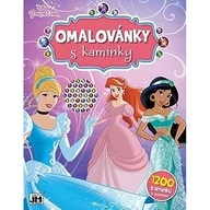 Disney Princezné - Omaľovánky s kamienkami neuvedený