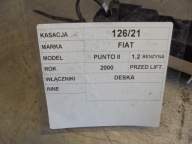 Panel wlacznikow Fiat Punto II A223