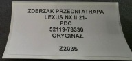 front bumper grille LEXUS NX II 21- PDC original 52119-78330