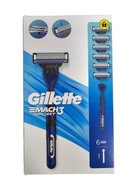 Gillette Mach 3 SPORT RĄCZKA + 6 szt wkładów do maszynek ORYGINAŁ