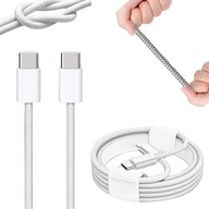 Kabel TYP-C Uniwersalny PD 2M 60W BIAŁY ECONOMY IPHONE 15 APPX FAST CHARGE