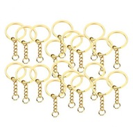 3X 20x Split Key Chain Rings with Chain and Jump