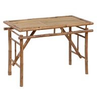 Skladací záhradný stôl 115x50x75 cm bambusový