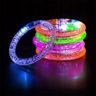 Świecąca opaska LED kolorowa bransoletka na rękę