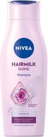 Nivea Hairmilk Shine Mleczny Szampon do Włosów Wyzwalający Blask 400ML