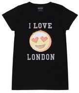 Tričko s emodži I Love London 9-10 rokov 140 cm