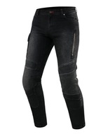 REBELHORN VANDAL DENIM jeansowe spodnie motocyklowe czarne W36L34