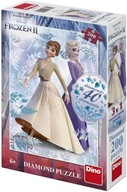 FROZEN KRAINA LODU PUZZLE Z DIAMENCIKAMI 200 EL.