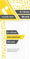 Koszulki na karty Rebel (41x63 mm) "Mini American", 100 sztuk