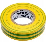 YATO TAŚMA IZOLACJA ELEKTROIZOLACYJNA 15MMX20MX0,13MM ŻÓŁTO-ZIELONA YT81593