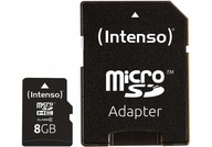 Intenso microSD Class 10 8Gb + adapter (3413460)