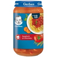 Gerber Príkrm pre deti Špagety v Bologni 12 m+ 250 g