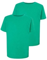 GEORGE 2pak t-shirt 134 *8-9 KOSZULKA 2szt GREEN