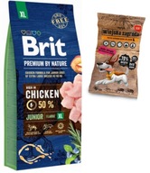 Brit Premium By Nature Junior XL 15kg kurczak