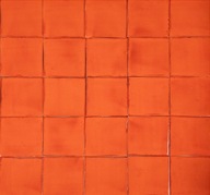 Sada oranžových dlaždíc jednofarebná 10 kusov- Naranja Deslavado