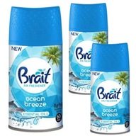 Odświeżacz Powietrza BRAIT Ocean Breeze Wkład Zapas Spray 250ml PAKIET