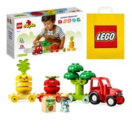 LEGO DUPLO č. 10982 - Traktor so zeleninou a ovocím + Darčeková taška LEGO