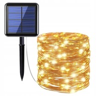 Oświetlenie solarne LED, sznur ledowy ozdobny, lampki ogrodowe, tarasowe .
