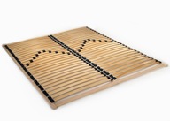 stelaż wkład do łóżka z regulacją twardości bukowy drewniany 120 x 200 cm
