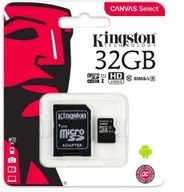 KINGSTON KARTA PAMIĘCI 32 GB MICRO SD CLASS 10