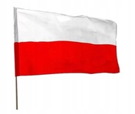 Flaga Polski JAKOŚĆ PREMIUM!!! 150x90cm 125gr/m2 GRUBA,MOCNA, tunel, POLSKA