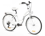 DAMSKI ROWER MIEJSKI 26 CALI 7 BIEG LEKKA DAMKA SHIMANO ORLANDO GRATIS KOSZ