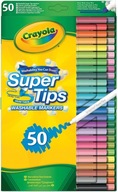 CRAYOLA SUPERTIPS FARBA UMÝVATEĽNÉ PERÁ 50 KS