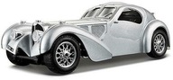 Bugatti Atlantic 1936 1:24 srebrny BBURAGO