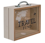 Drevená pokladnička na cestovanie, Travel fund