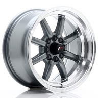 Japan Racing JR19 15x8 ET0 4x100 4x108 Gun Metal kpl 4 sztuki + ceramika