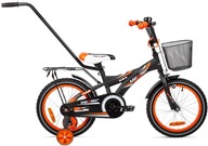 Rowerek dziecięcy BMX 16" Mexller Rower + prowadnik + kółka boczne